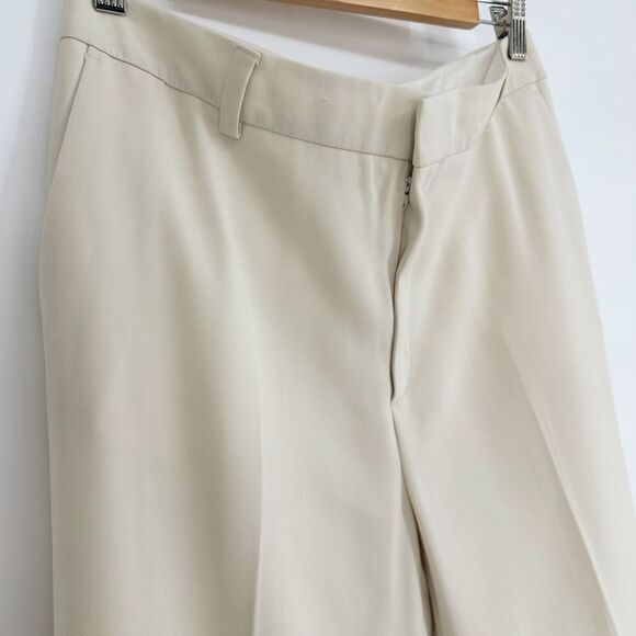 NEW Filippa K Hutton Straight Trouser Pants High Rise in Ivory Women's 38 US 8 - Picture 3 of 10